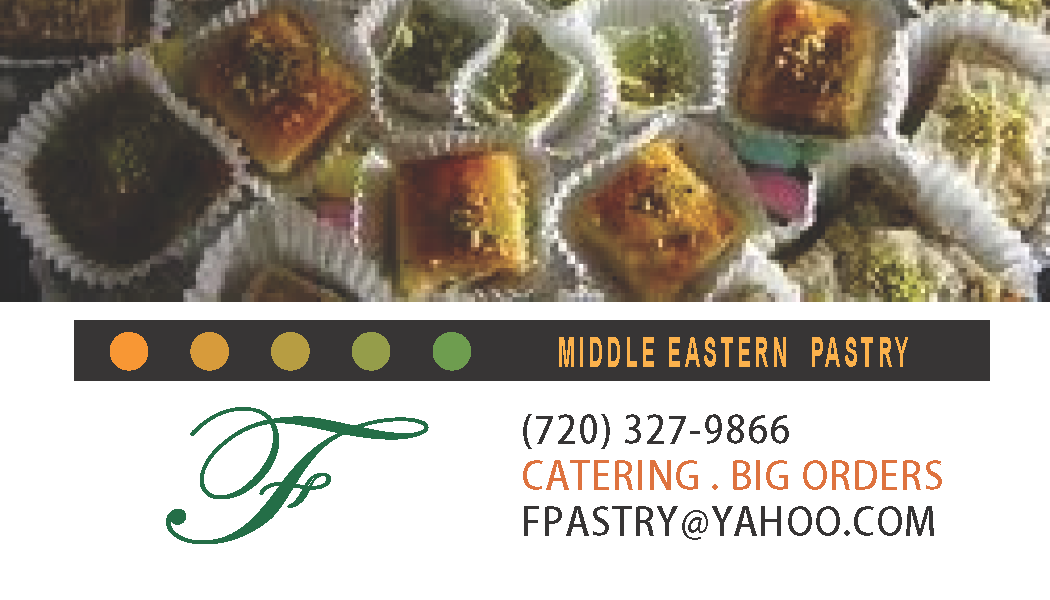 F Pastry business card